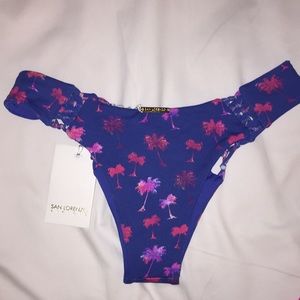 San Lorenzo medium, pattern blue and pink